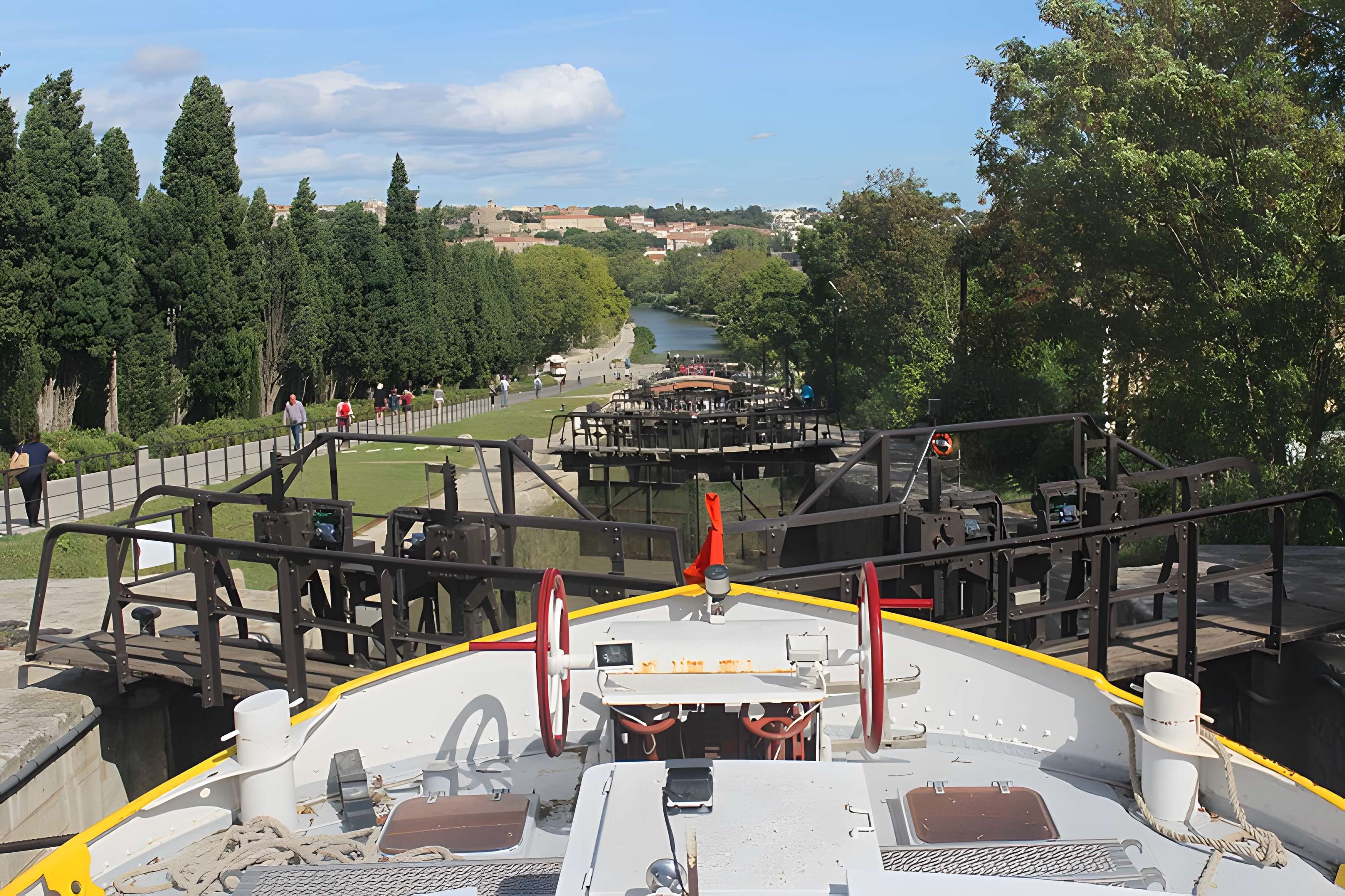 Canal du Midi : Écluses de Fonserannes