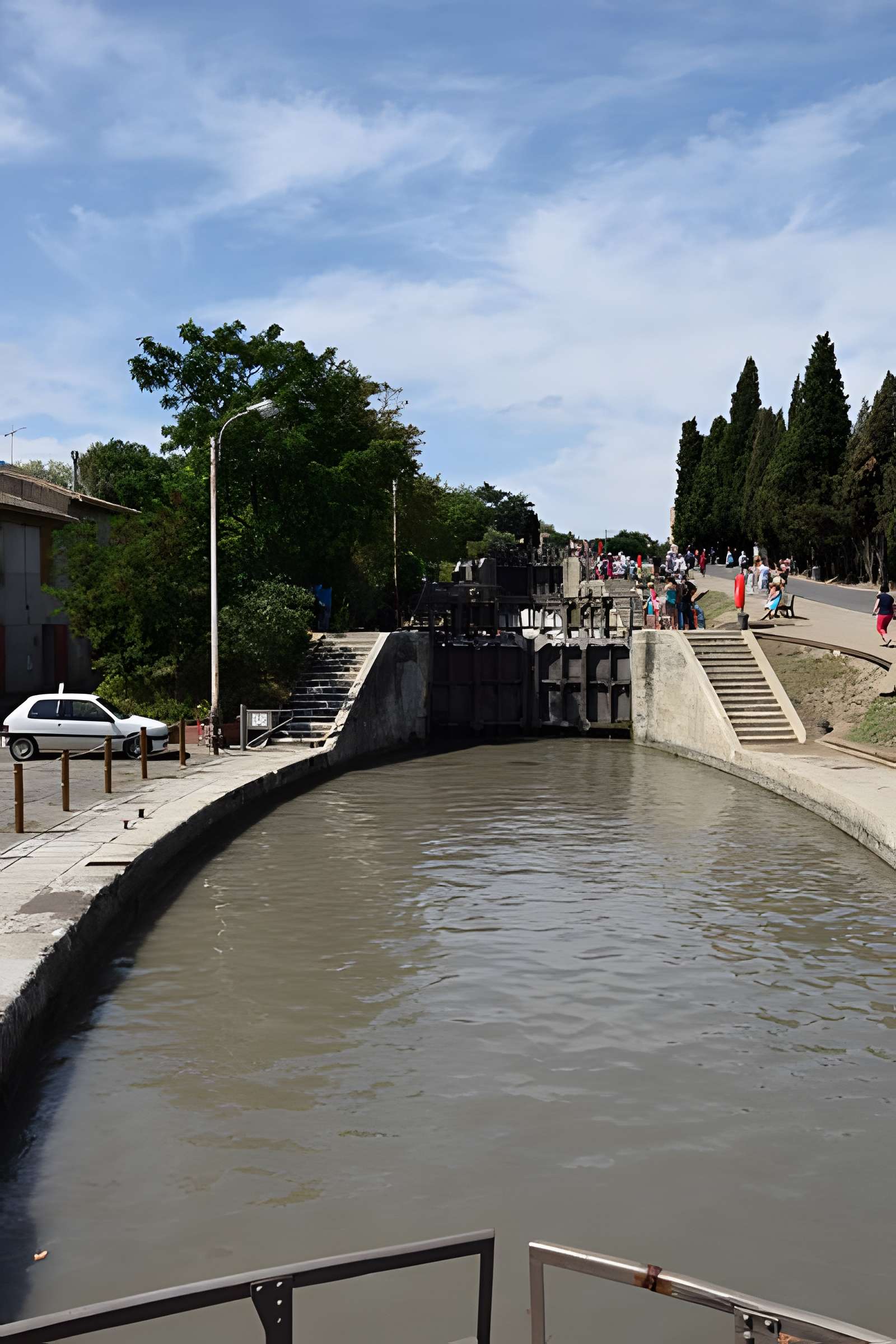 Canal du Midi : Écluses de Fonserannes