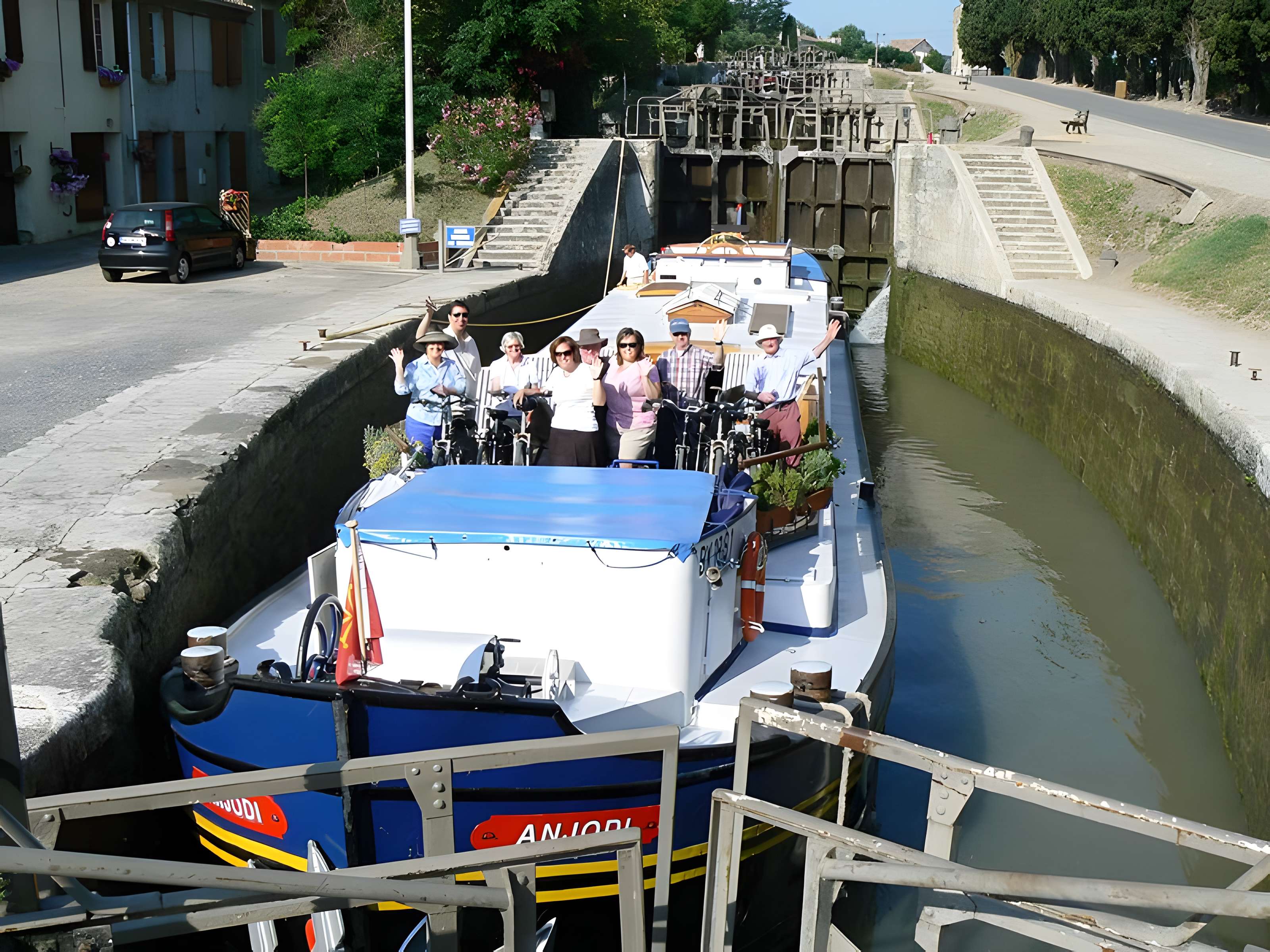 Canal du Midi : Écluses de Fonserannes