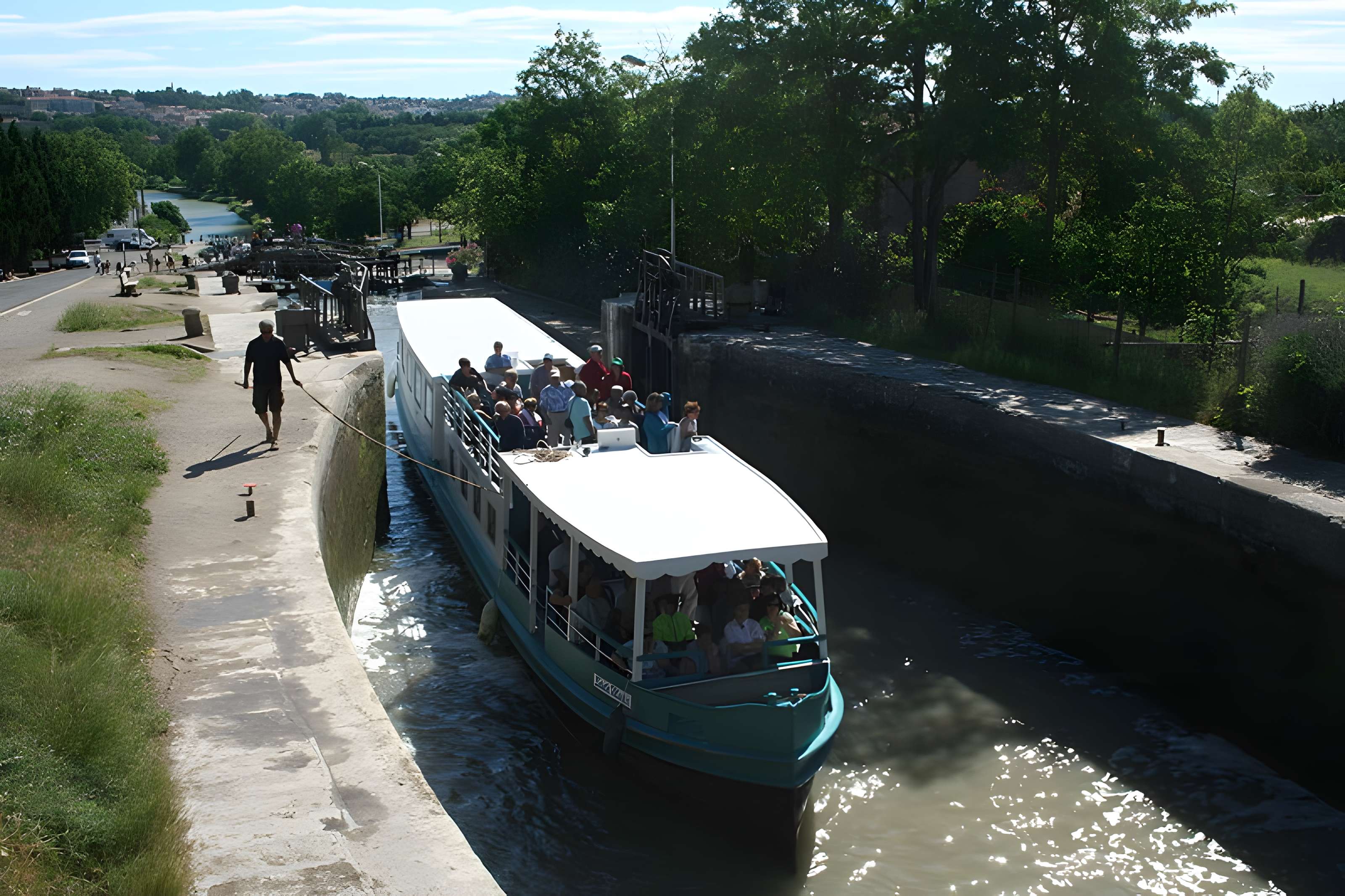 Canal du Midi : Écluses de Fonserannes