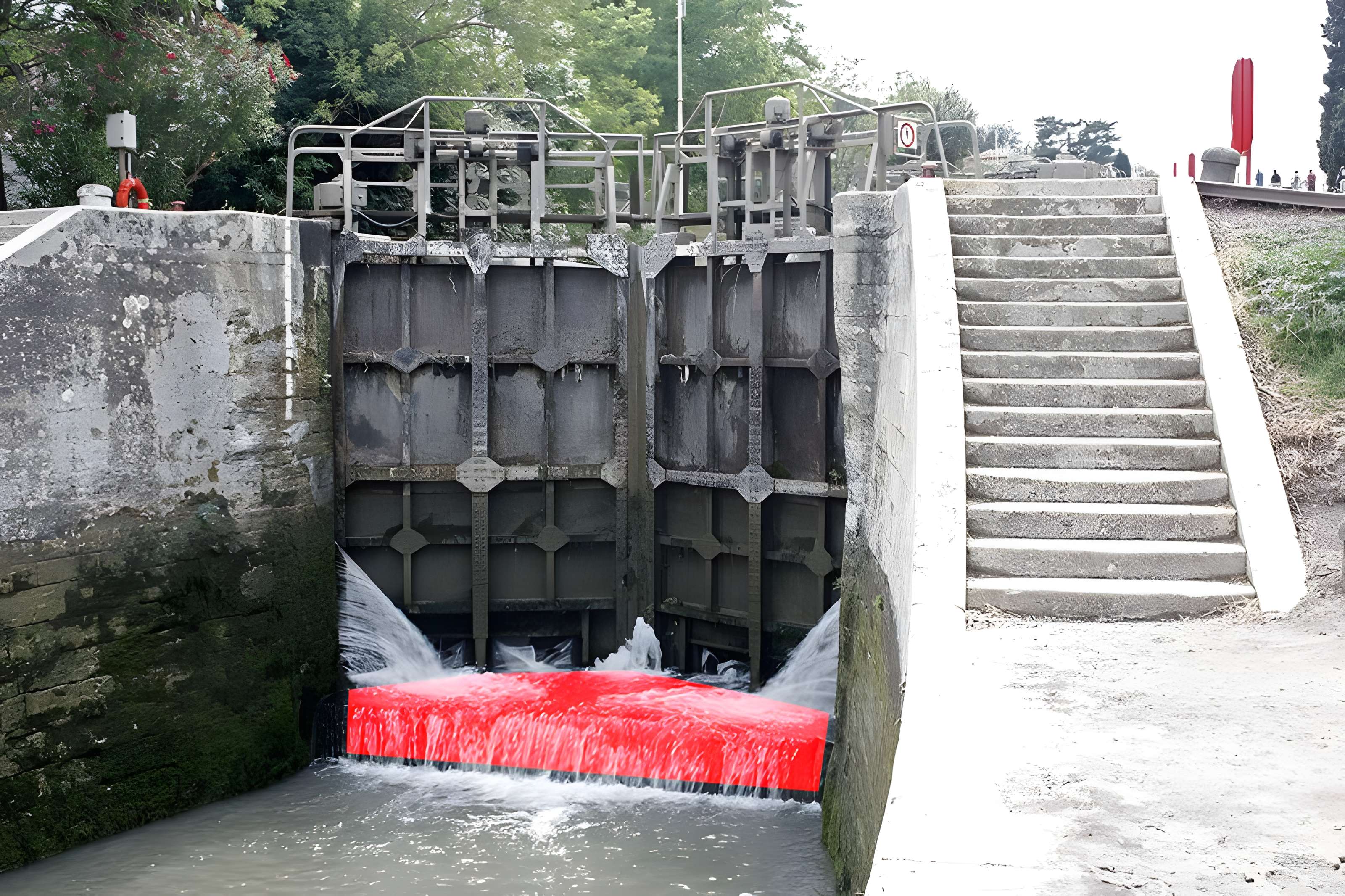 Canal du Midi : Écluses de Fonserannes
