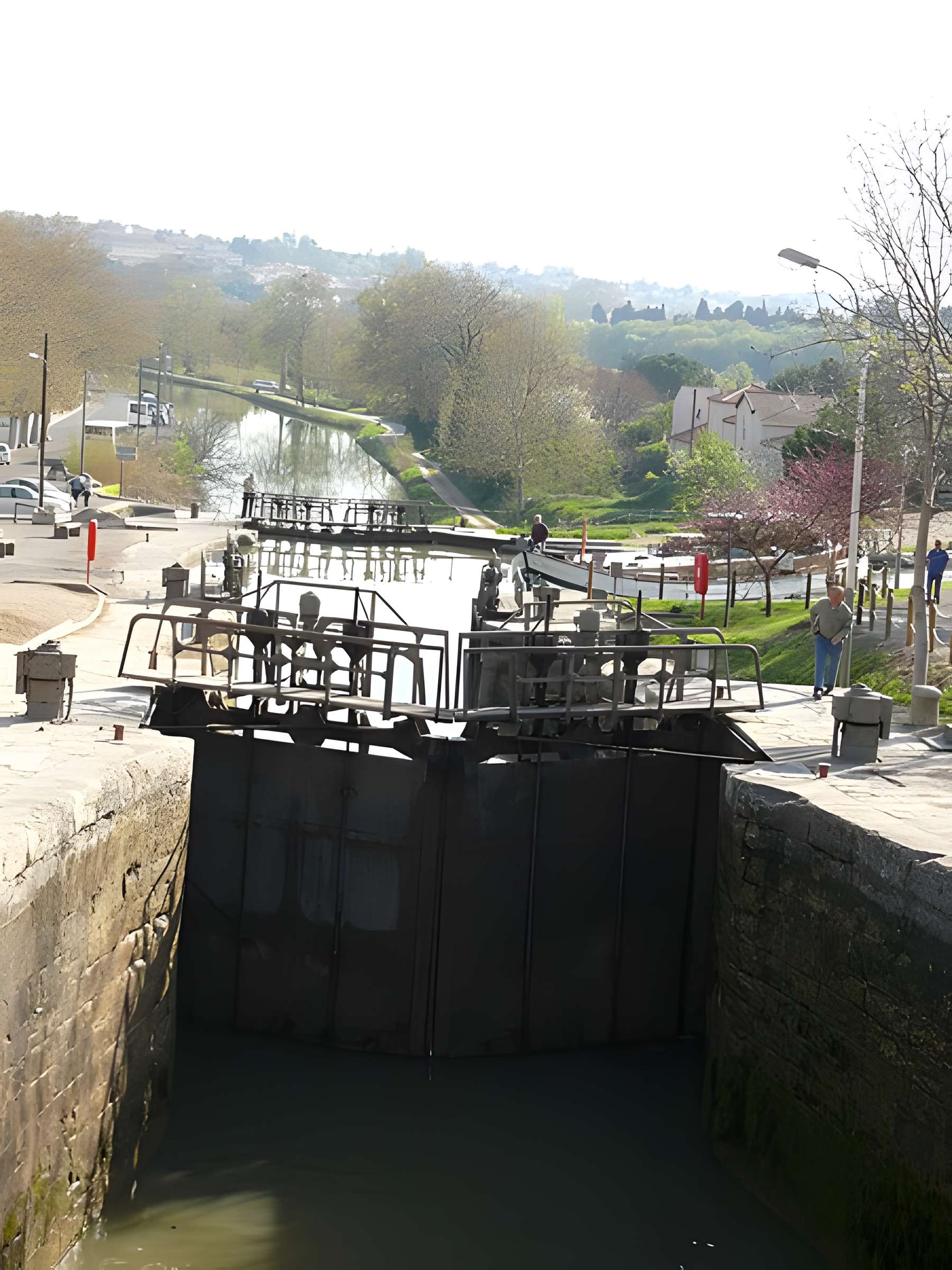 Canal du Midi : Écluses de Fonserannes