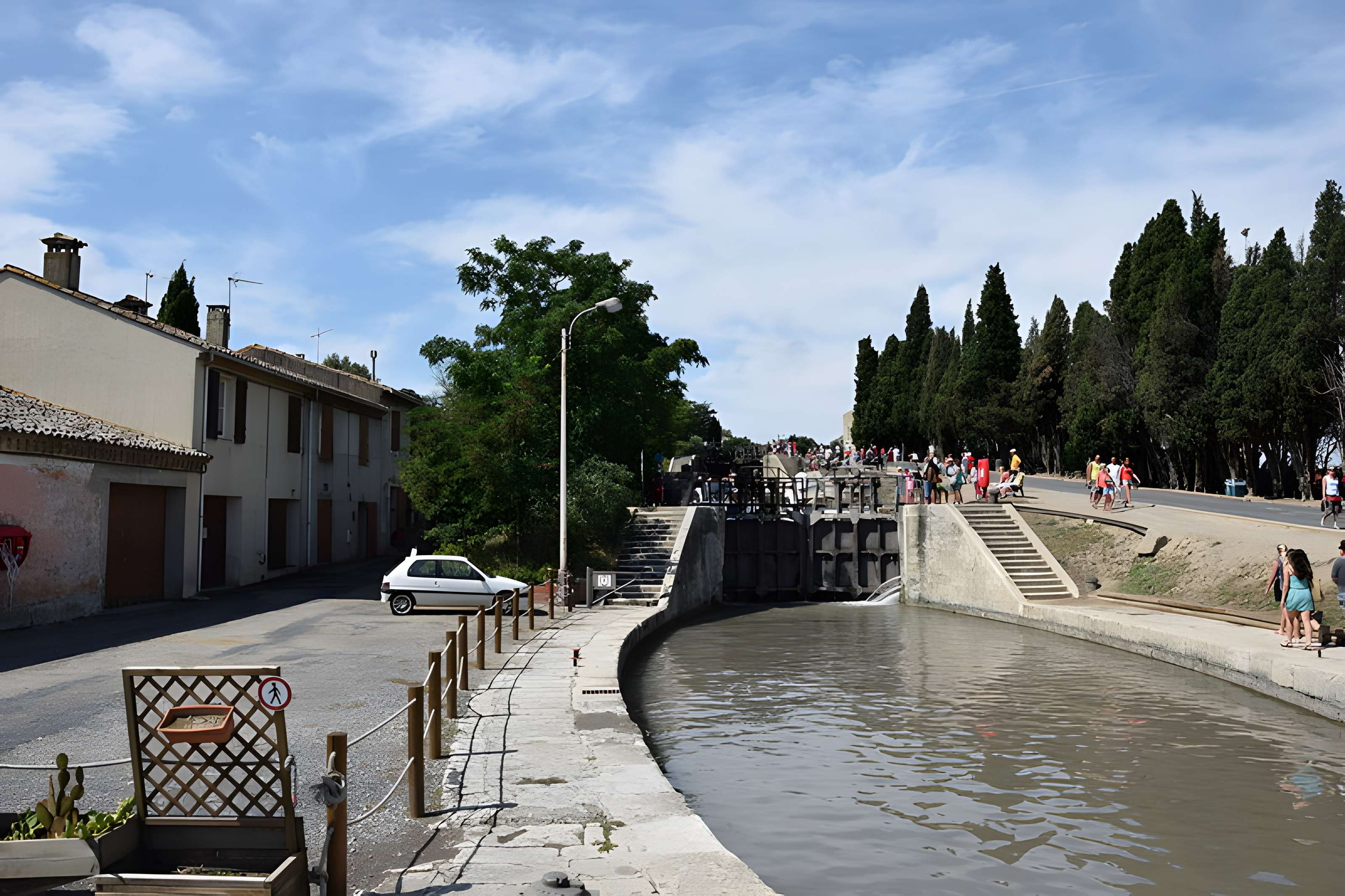 Canal du Midi : Écluses de Fonserannes