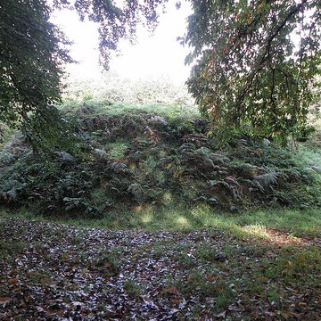motte feodale et camp de lesquellen a plabennec