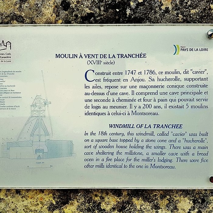 Photo de Moulin à vent de la Tranchée à Montsoreau