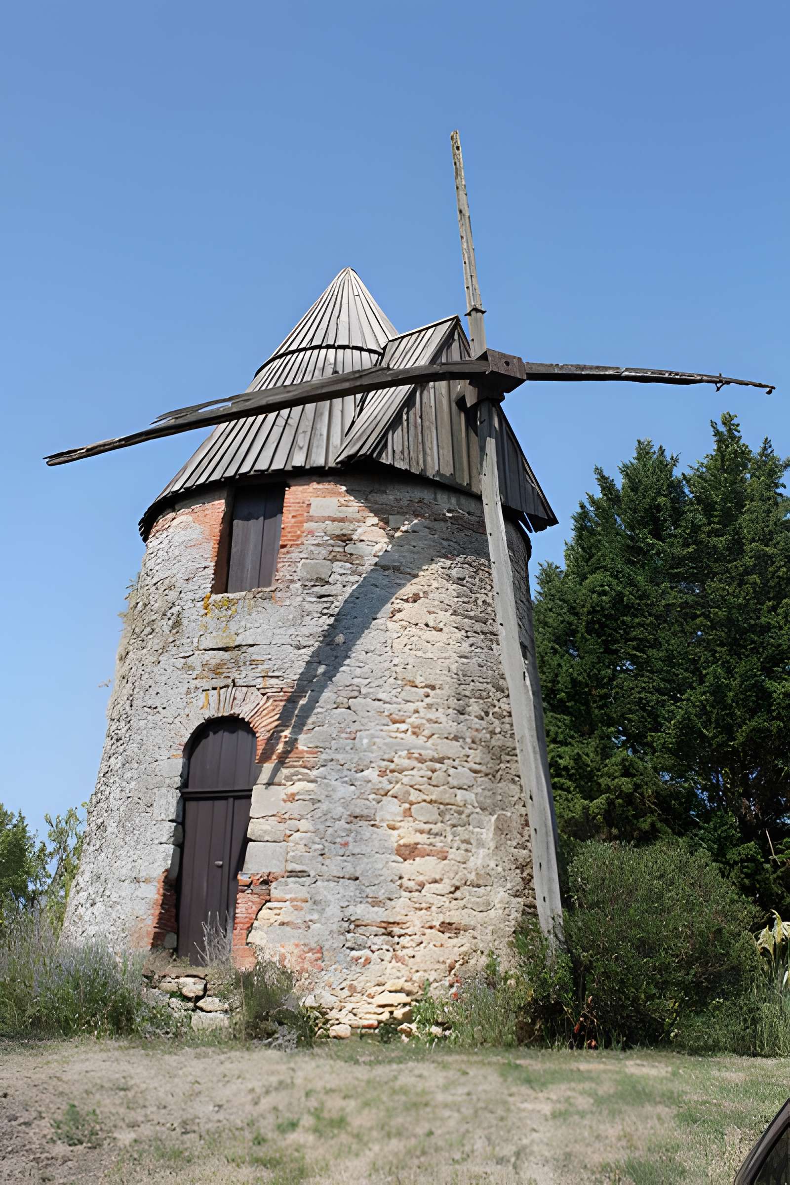 Moulin à vent en Carretou à Mascarville