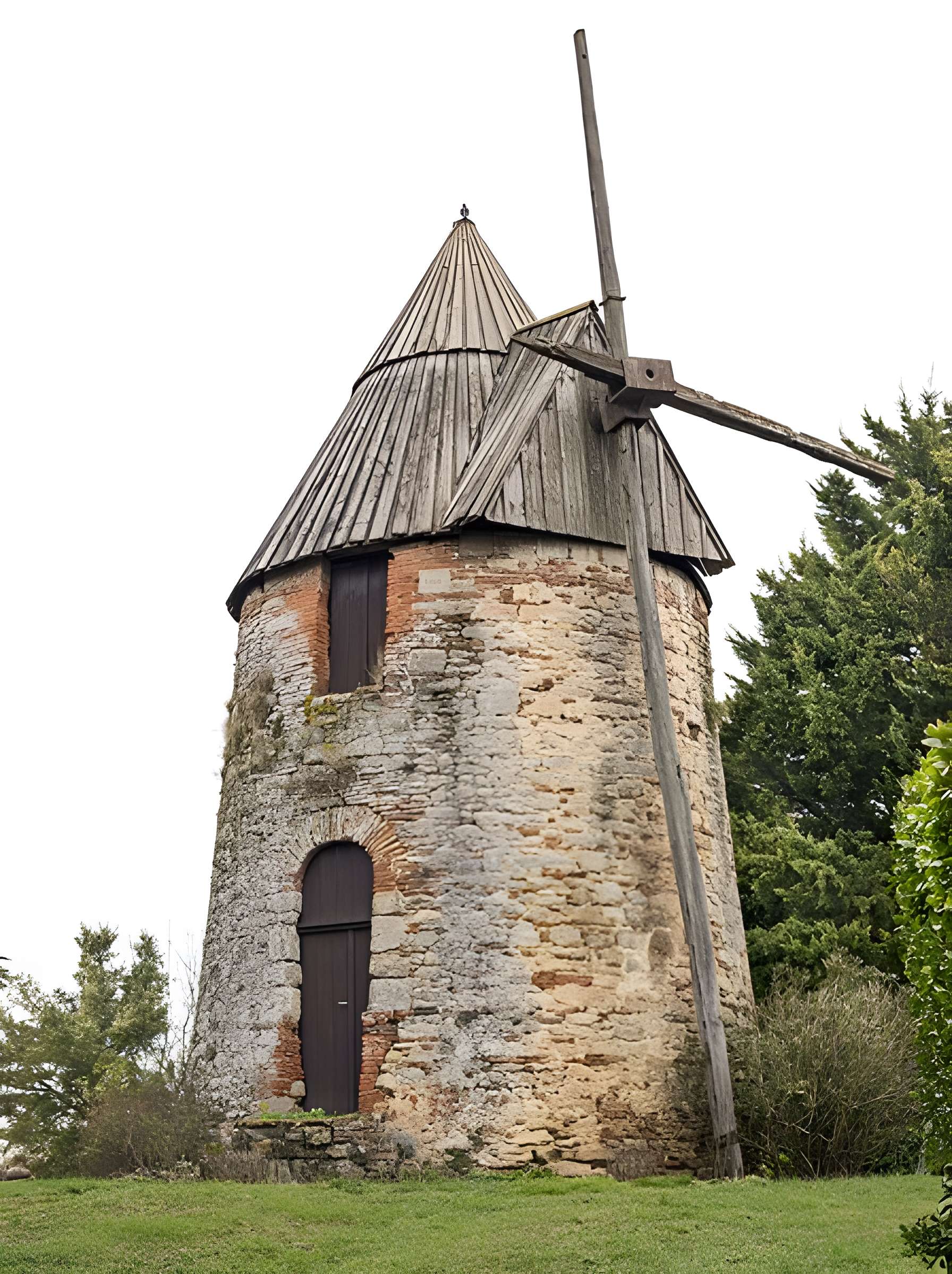 Moulin à vent en Carretou à Mascarville 