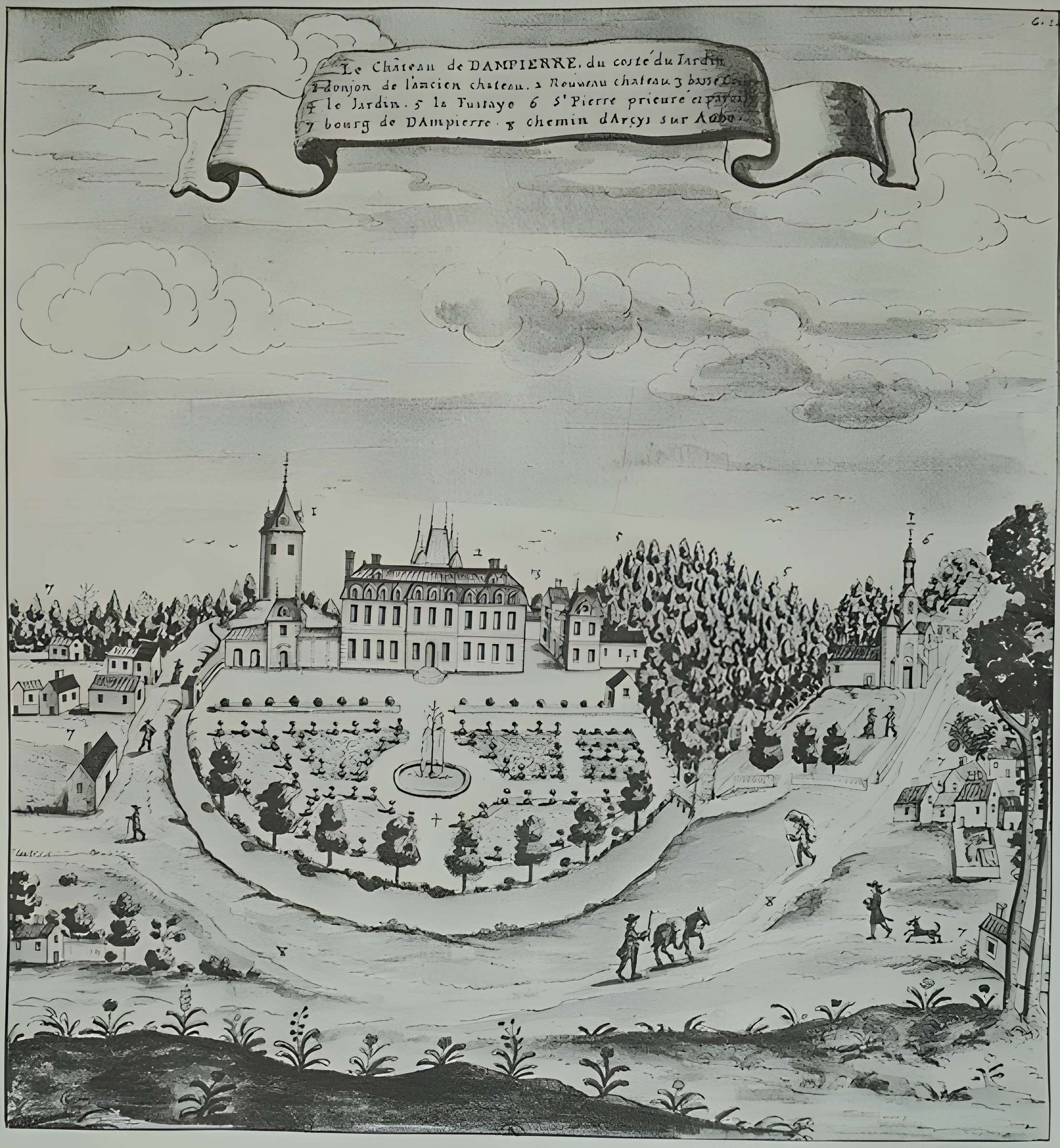 Château de Dampierre dans l'Aube