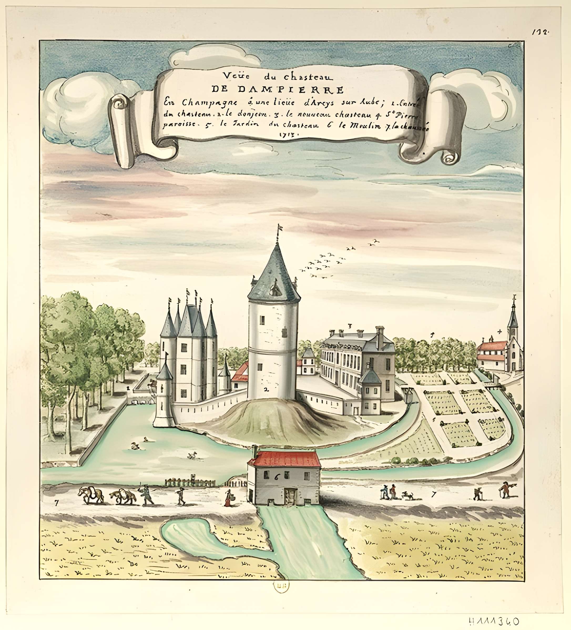 Château de Dampierre dans l'Aube
