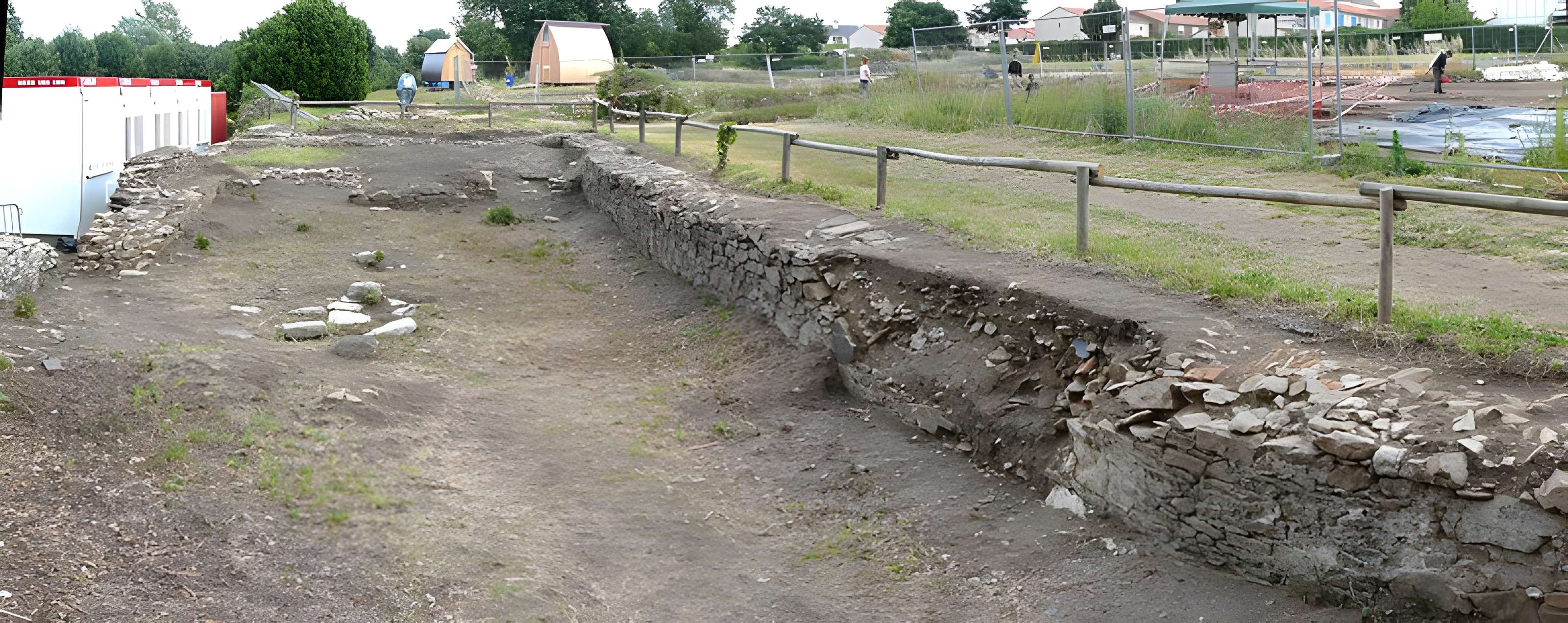 Mur gallo-romain de Saint-Lupien à Rezé 