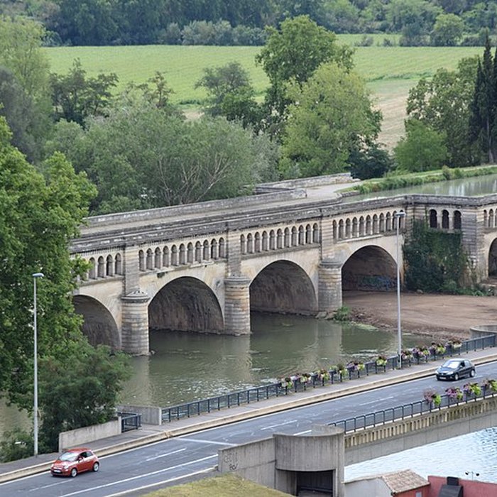 Photo de Canal du Midi : Pont-canal de lOrb