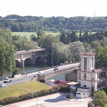 Canal du Midi : Pont-canal de lOrb