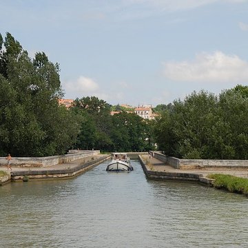 Canal du Midi : Pont-canal de lOrb