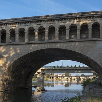 Canal du Midi : Pont-canal de lOrb