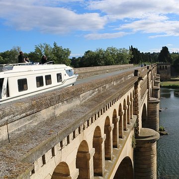 Canal du Midi : Pont-canal de lOrb