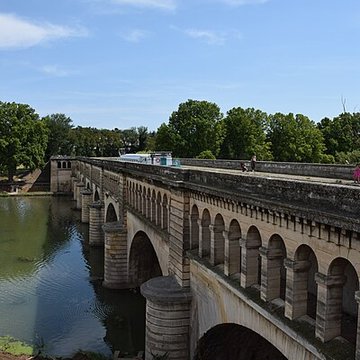Canal du Midi : Pont-canal de lOrb