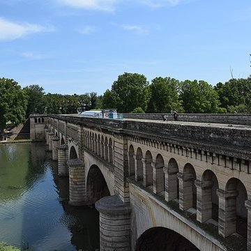 Canal du Midi : Pont-canal de lOrb