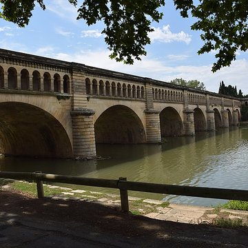 Canal du Midi : Pont-canal de lOrb