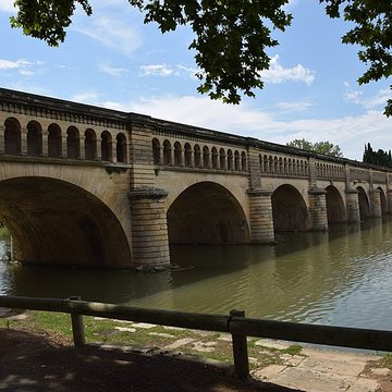 Canal du Midi : Pont-canal de lOrb