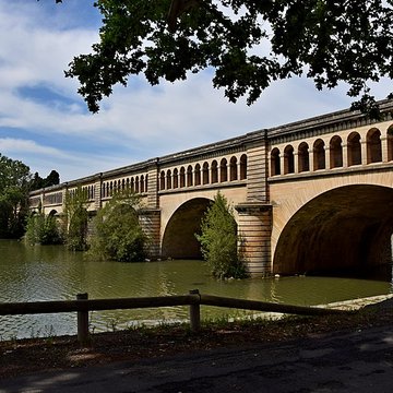 Canal du Midi : Pont-canal de lOrb