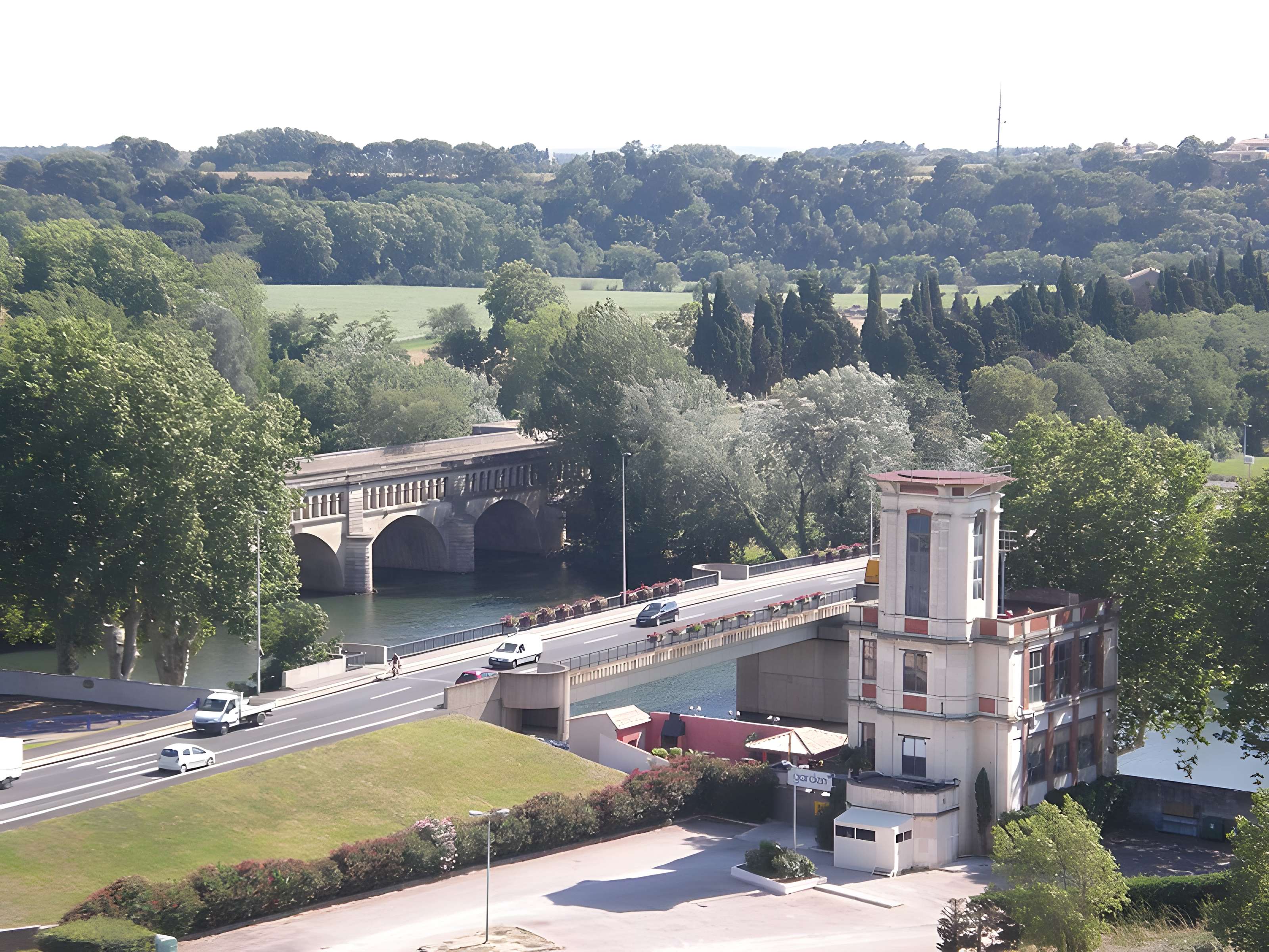 Canal du Midi : Pont-canal de l'Orb