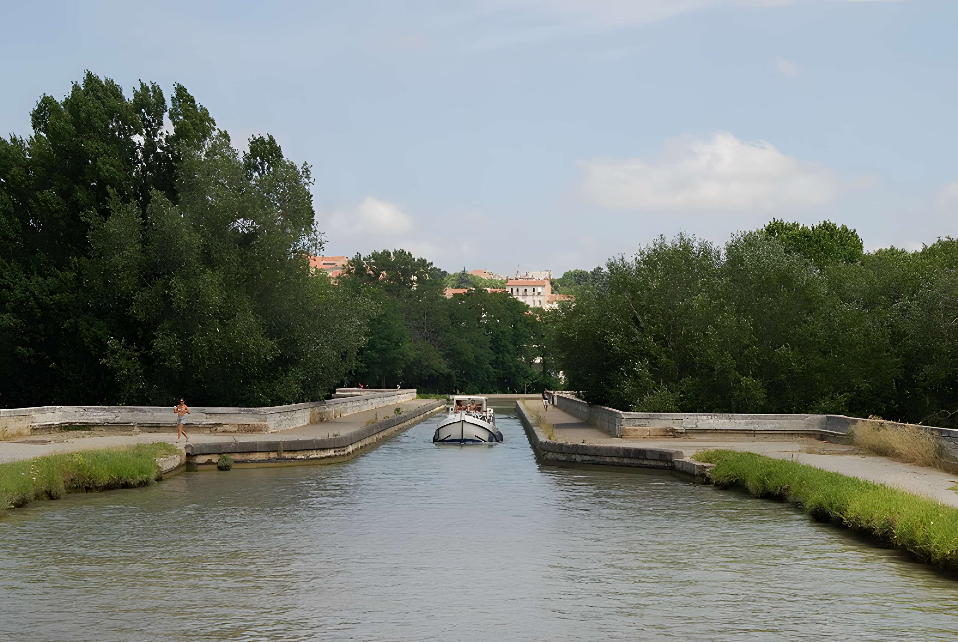 Canal du Midi : Pont-canal de l'Orb