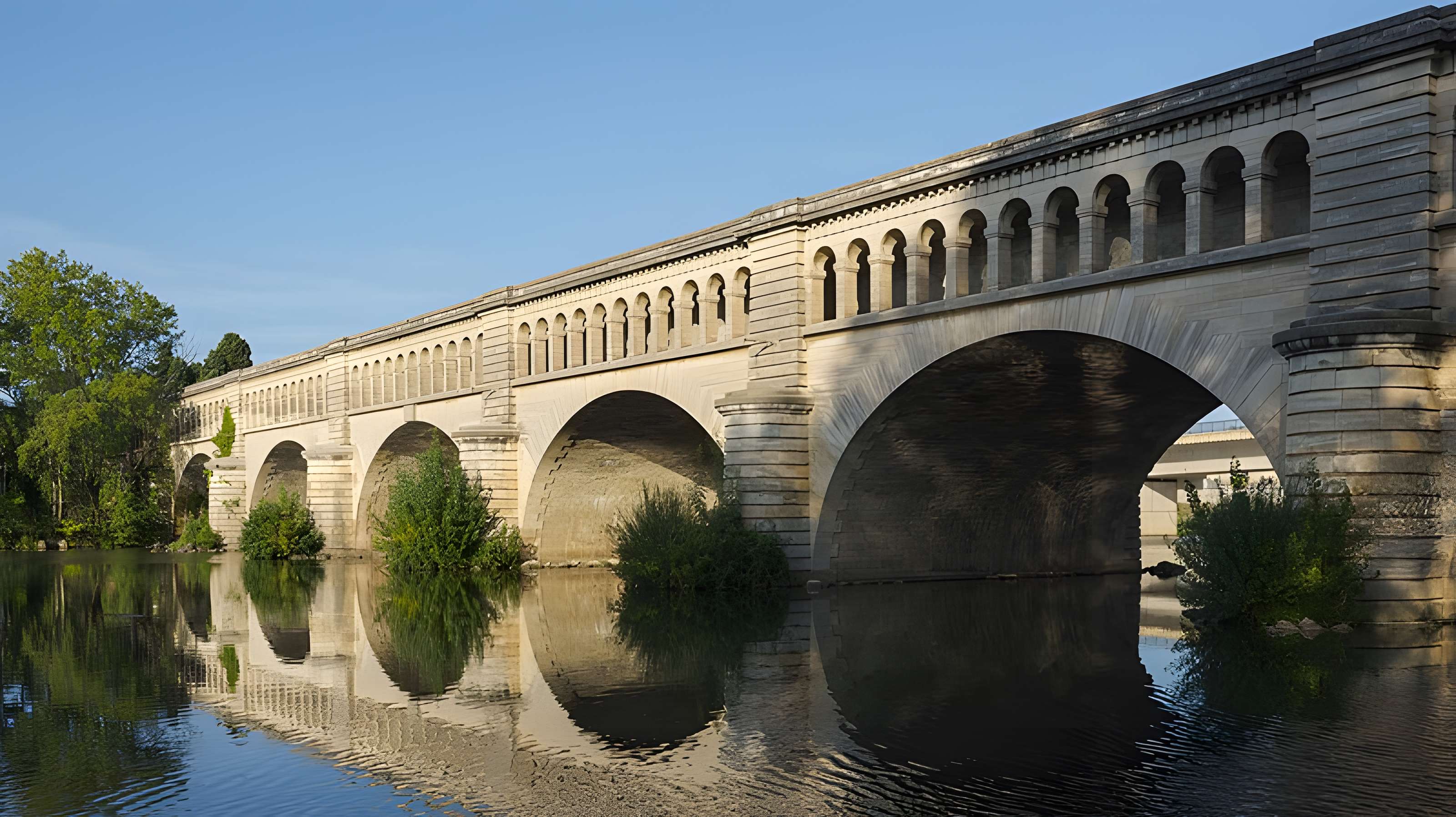 Canal du Midi : Pont-canal de l'Orb