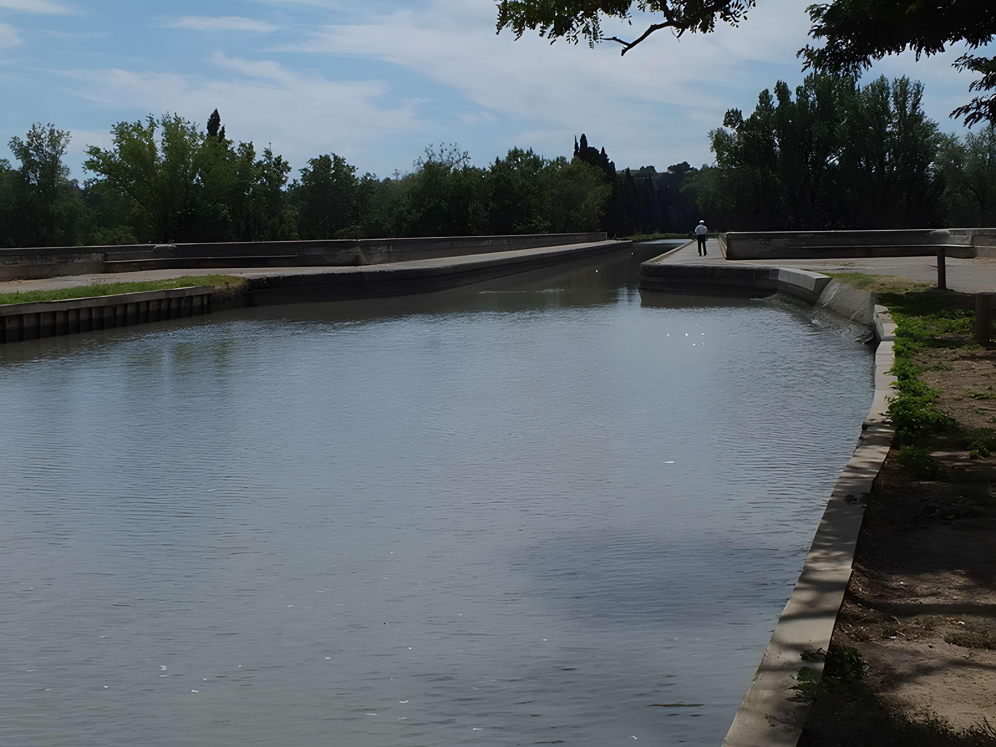 Canal du Midi : Pont-canal de l'Orb