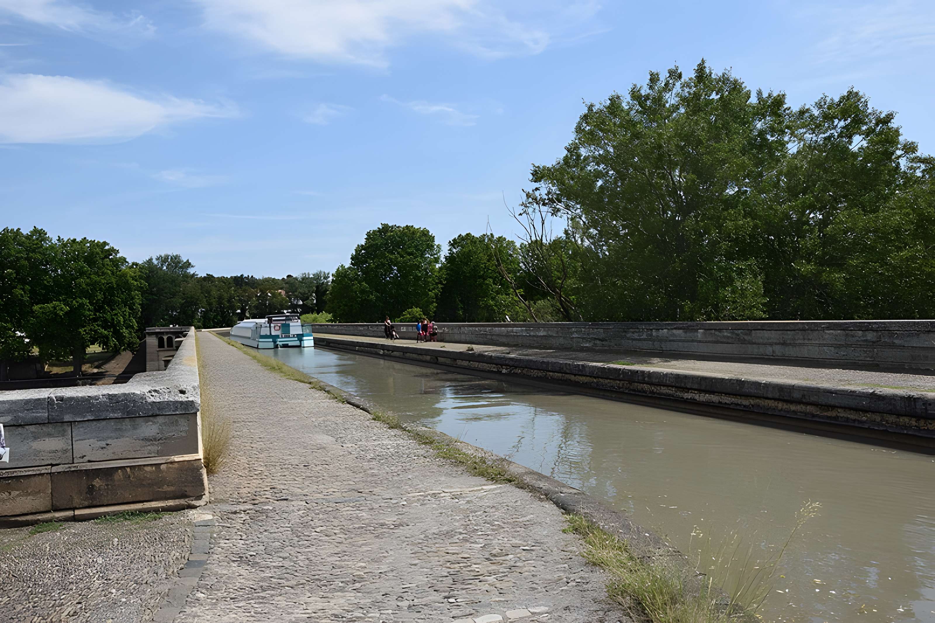 Canal du Midi : Pont-canal de l'Orb