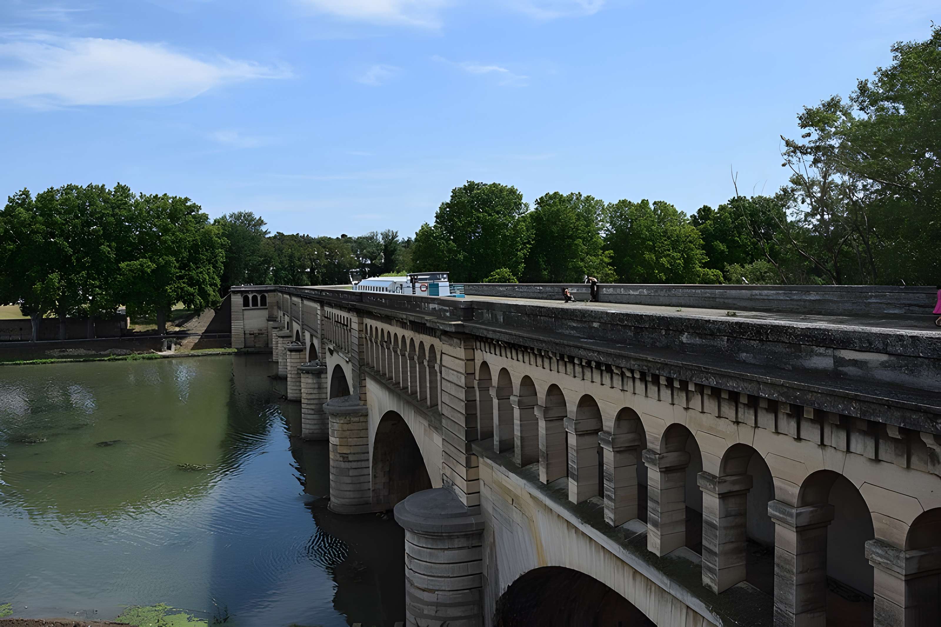 Canal du Midi : Pont-canal de l'Orb