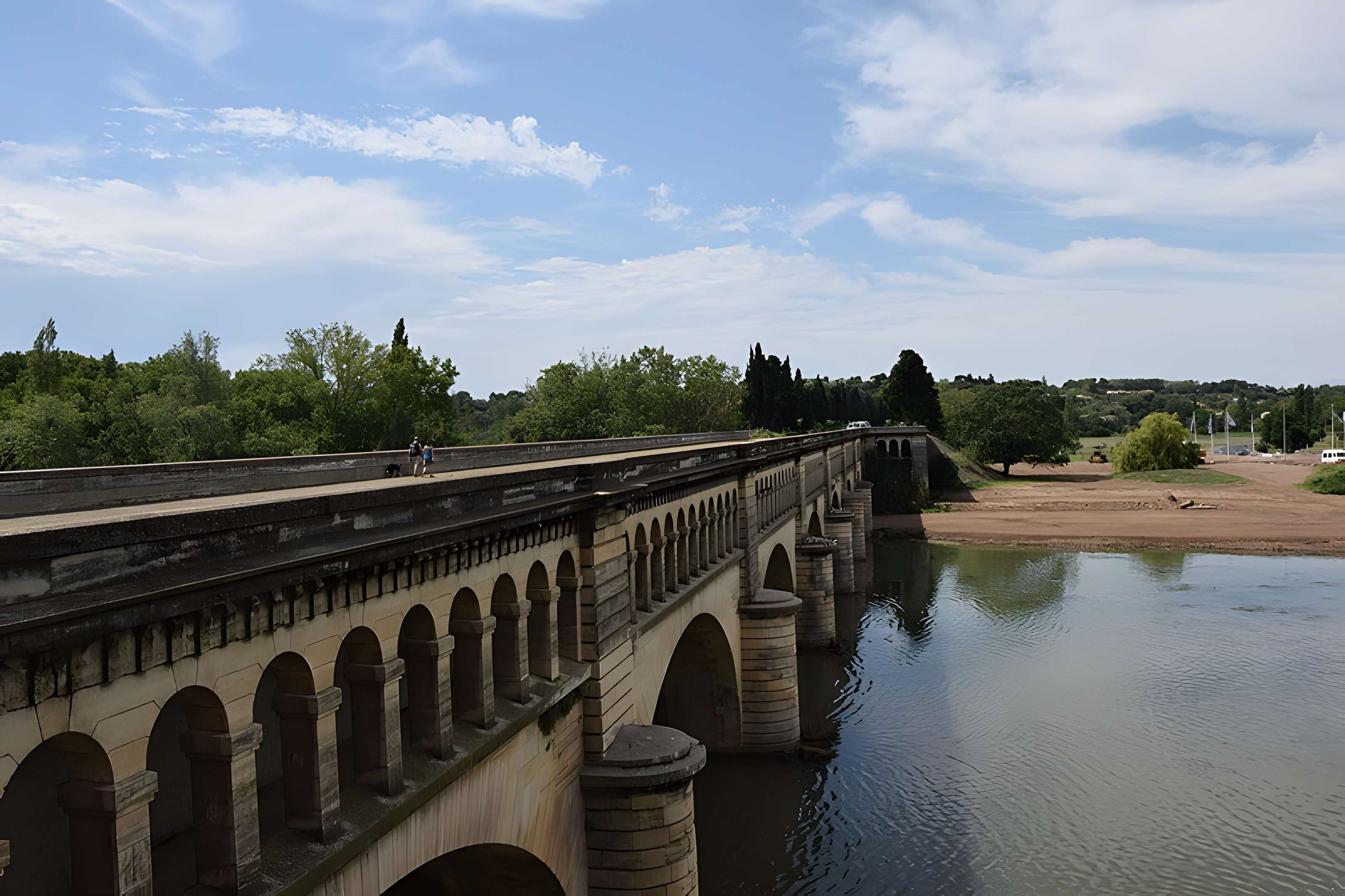 Canal du Midi : Pont-canal de l'Orb