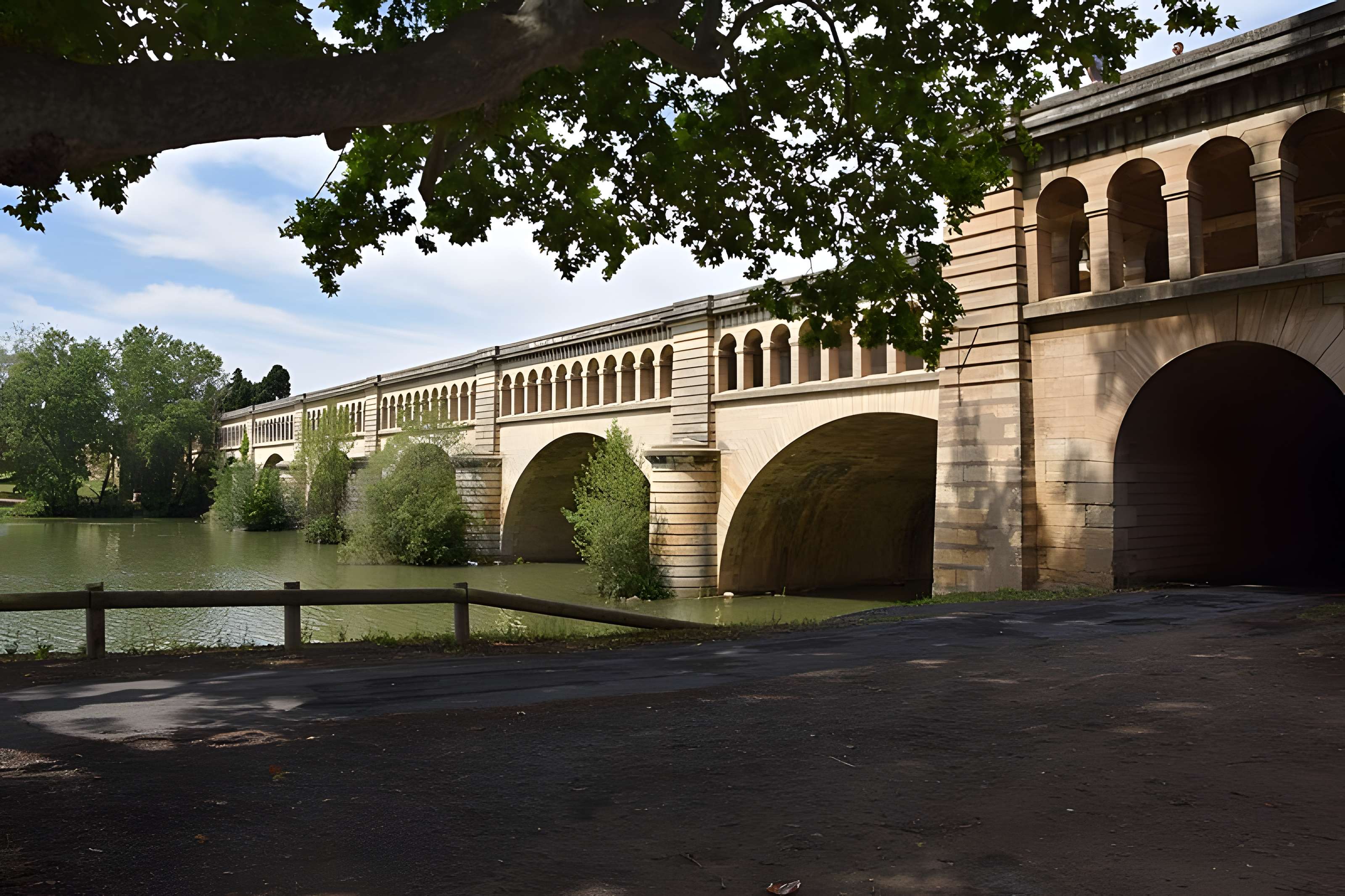 Canal du Midi : Pont-canal de l'Orb