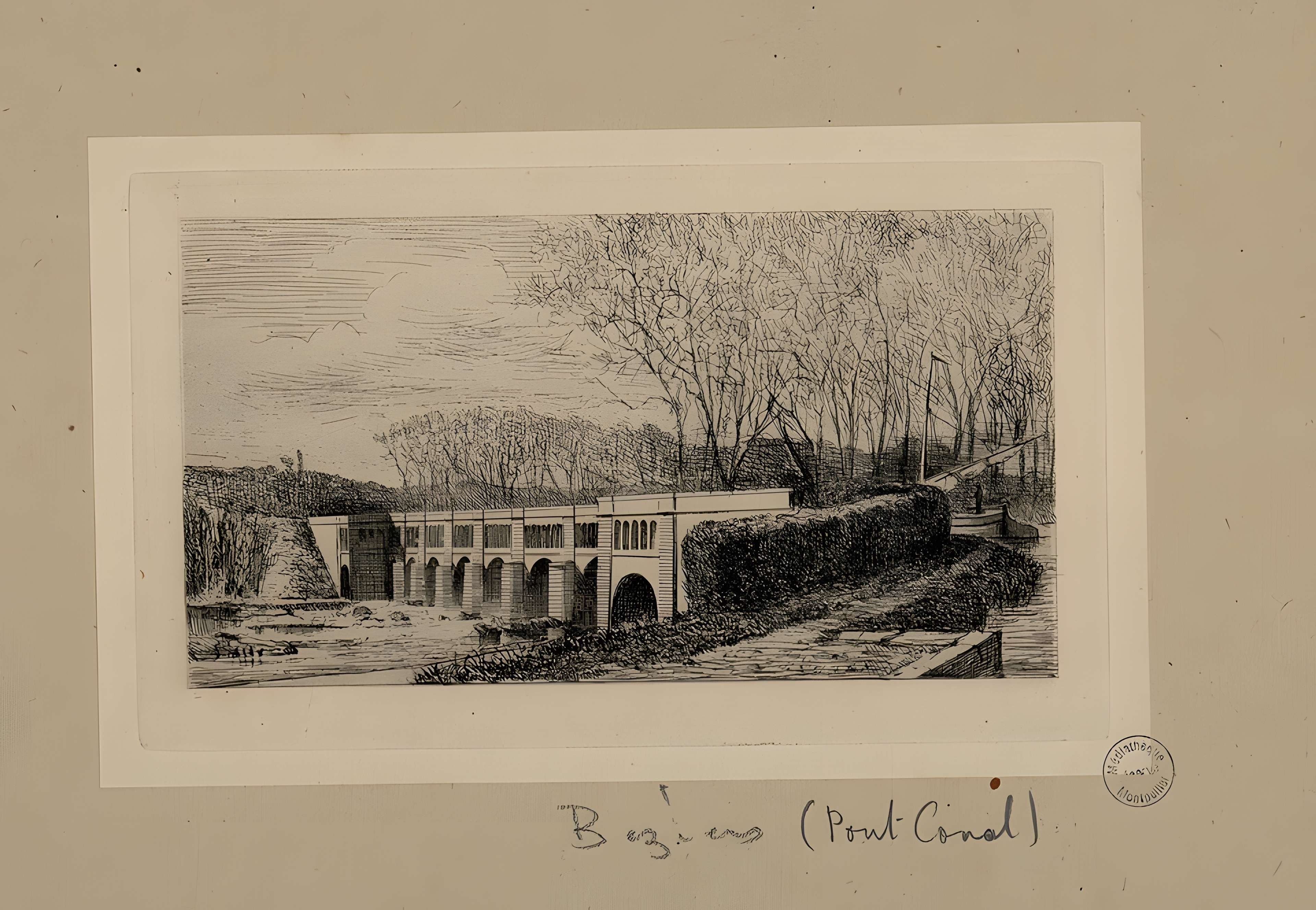 Canal du Midi : Pont-canal de l'Orb