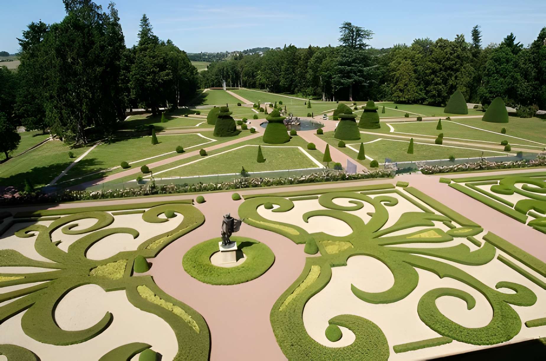 Château de Drée le jardin à la française