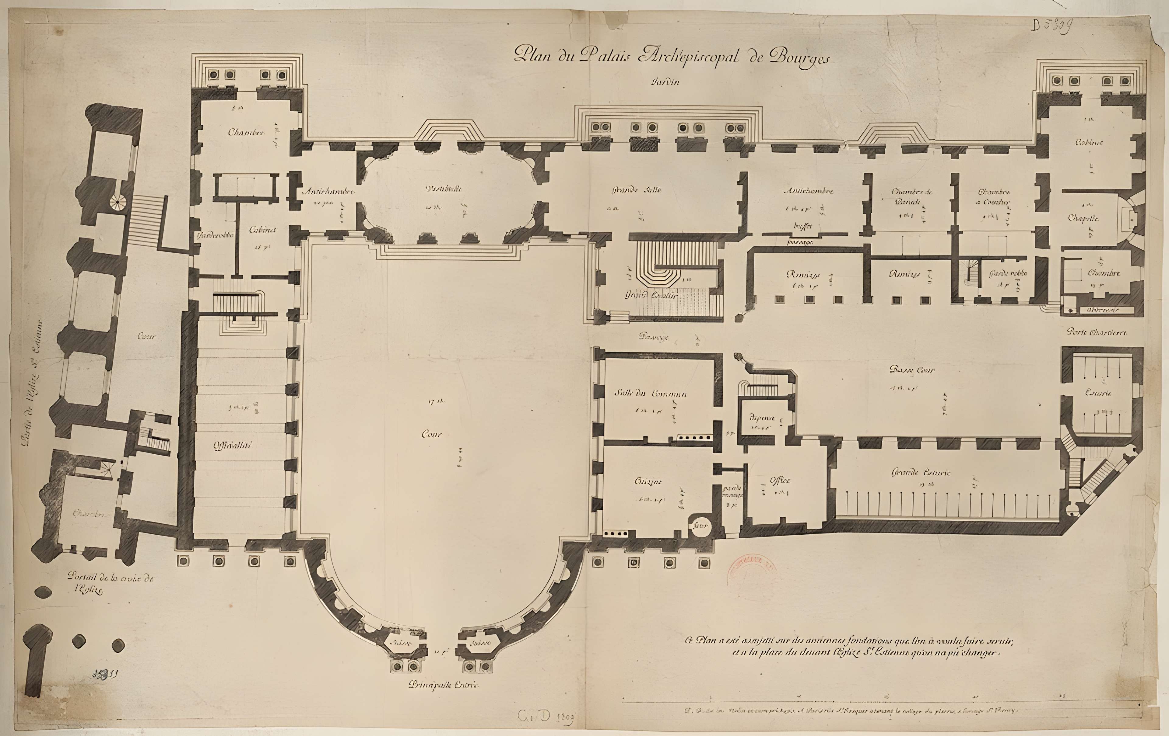 Palais archiépiscopal de Bourges
