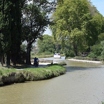 Canal du Midi : Pont-canal de lOrbiel