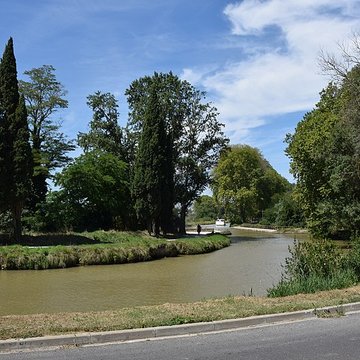 Canal du Midi : Pont-canal de lOrbiel