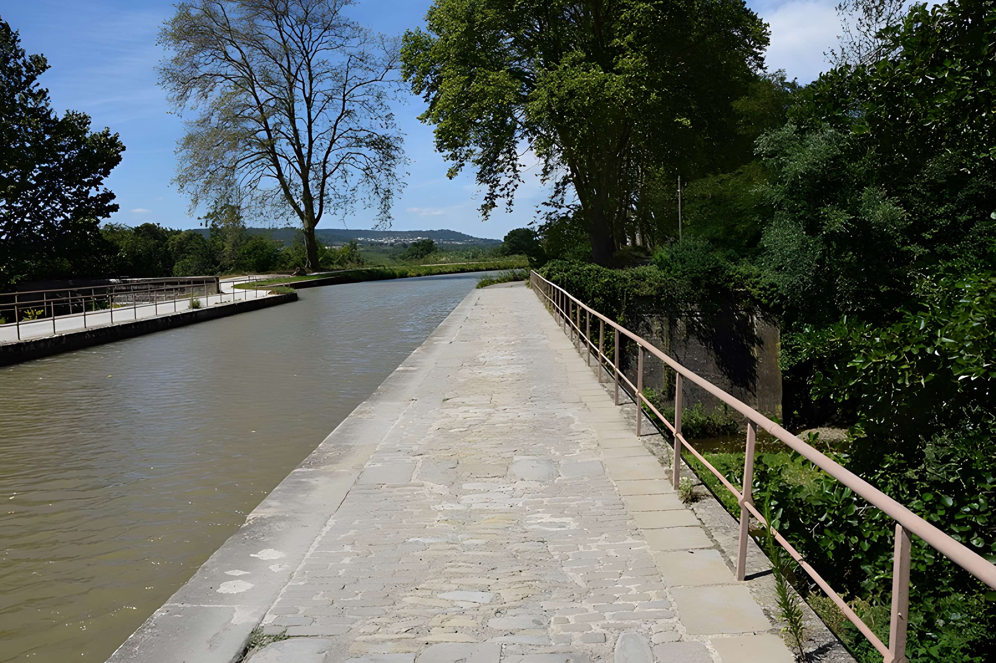 Canal du Midi : Pont-canal de l'Orbiel