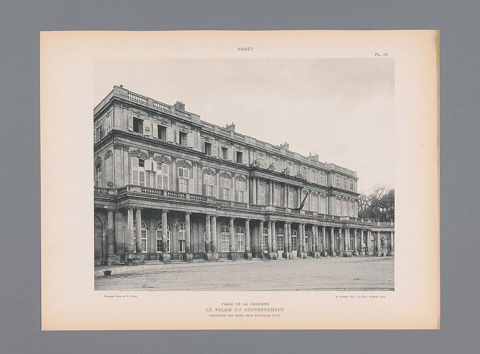 Palais du gouvernement de Nancy 