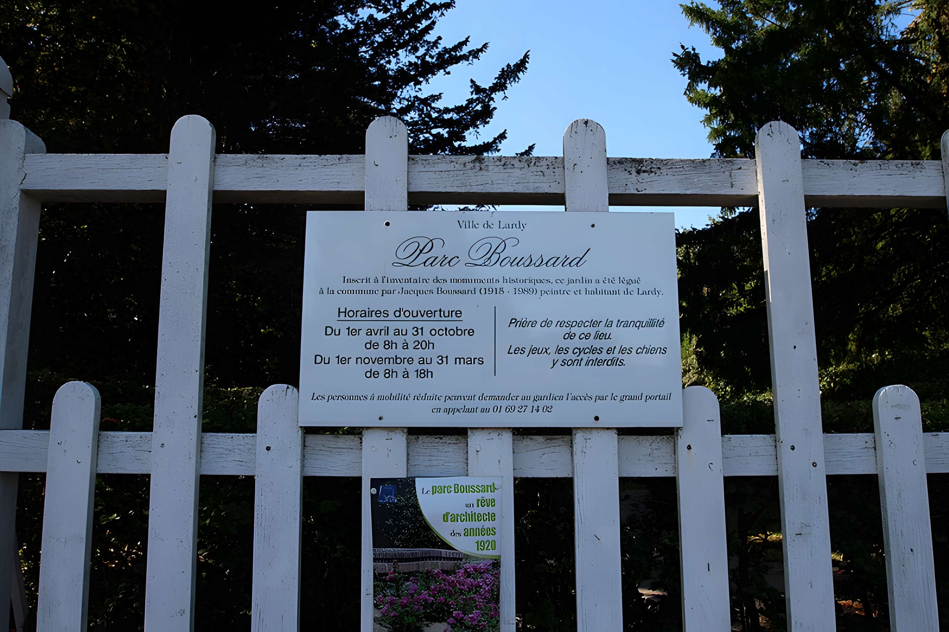 Parc Jacques-Boussard de Lardy