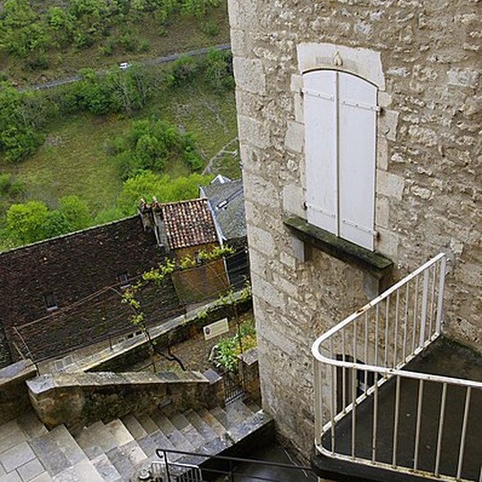 Photo de Parvis et escaliers de la cité religieuse de Rocamadour