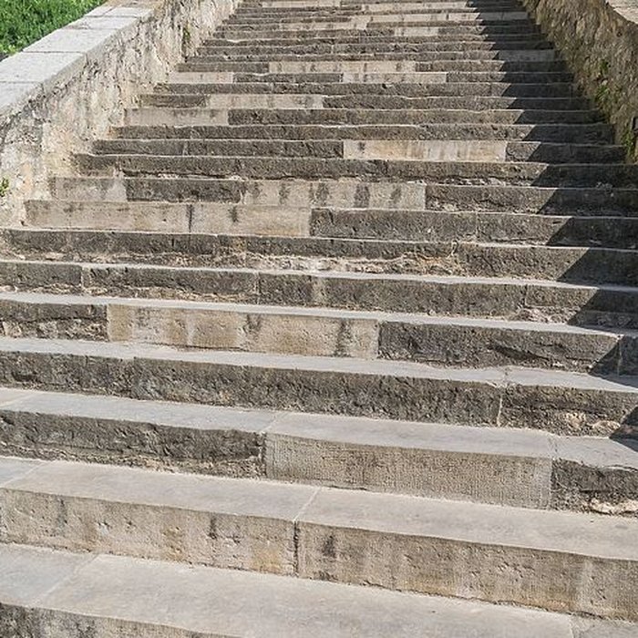 Photo de Parvis et escaliers de la cité religieuse de Rocamadour