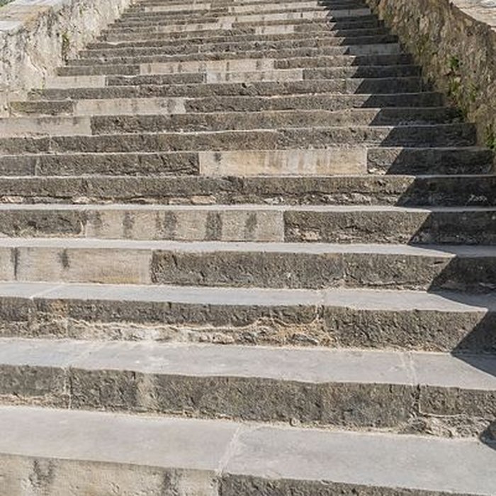 Photo de Parvis et escaliers de la cité religieuse de Rocamadour