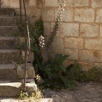Parvis et escaliers de la cité religieuse de Rocamadour
