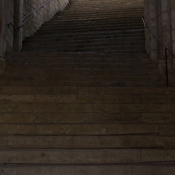 Parvis et escaliers de la cité religieuse de Rocamadour