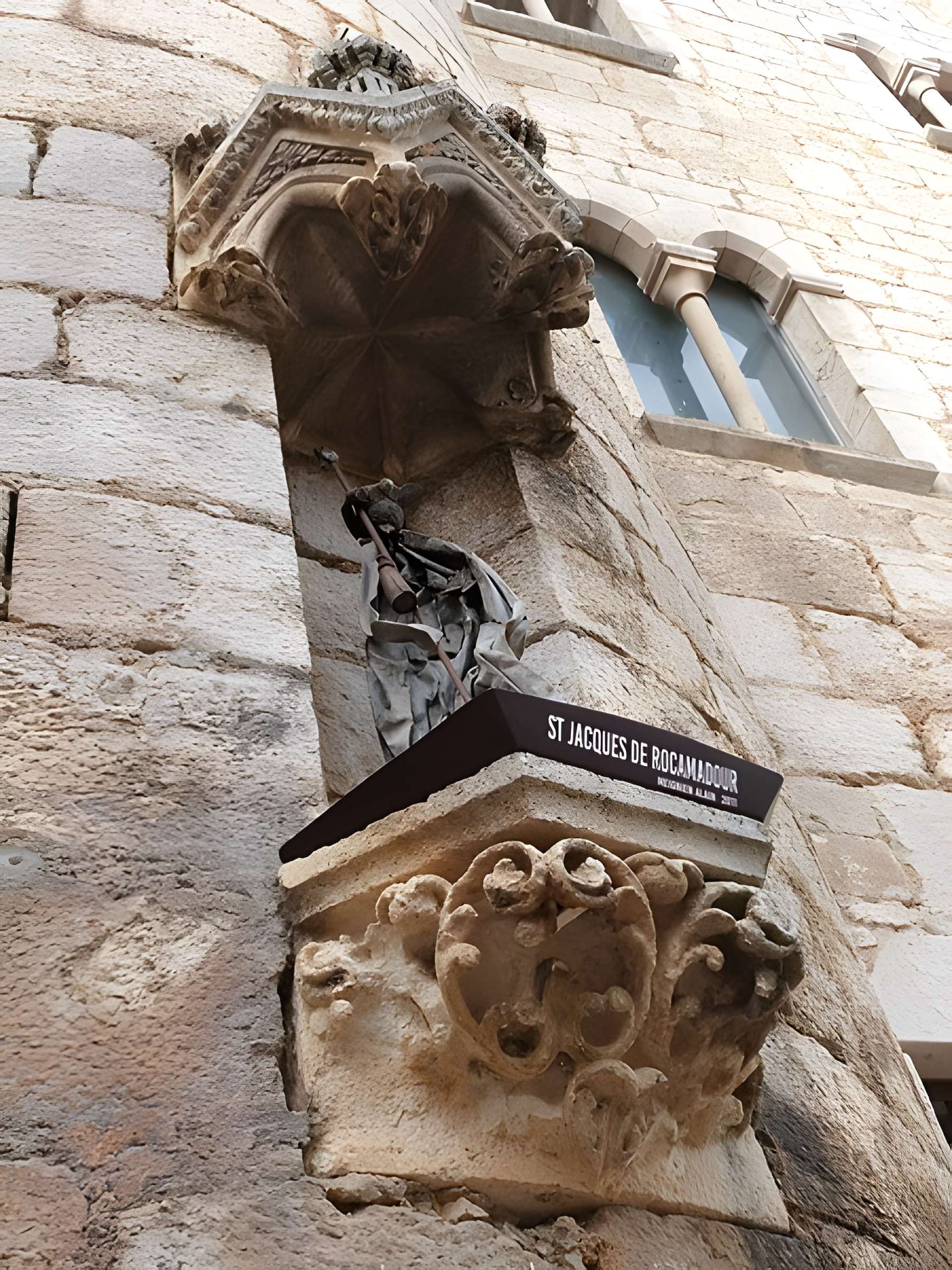 Parvis et escaliers de la cité religieuse de Rocamadour