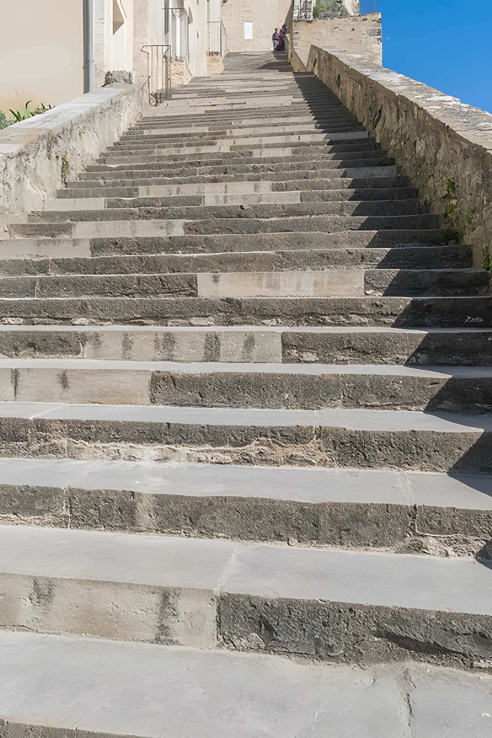 Parvis et escaliers de la cité religieuse de Rocamadour
