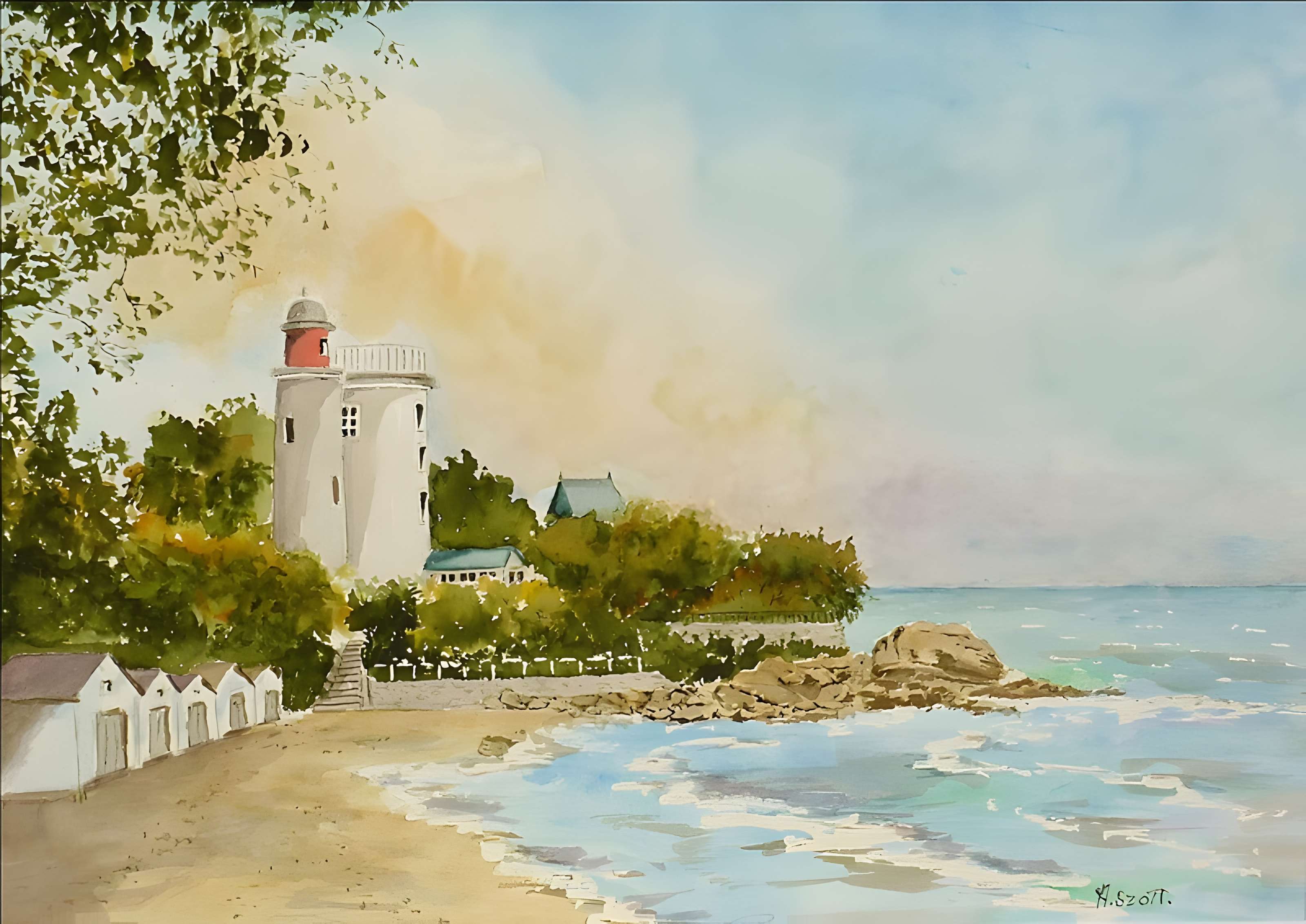 Phare de la Pointe des Dames