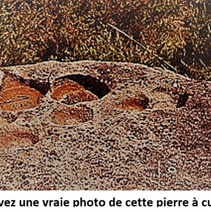 Photo de Pierre à bassins de Bagneux à Parves