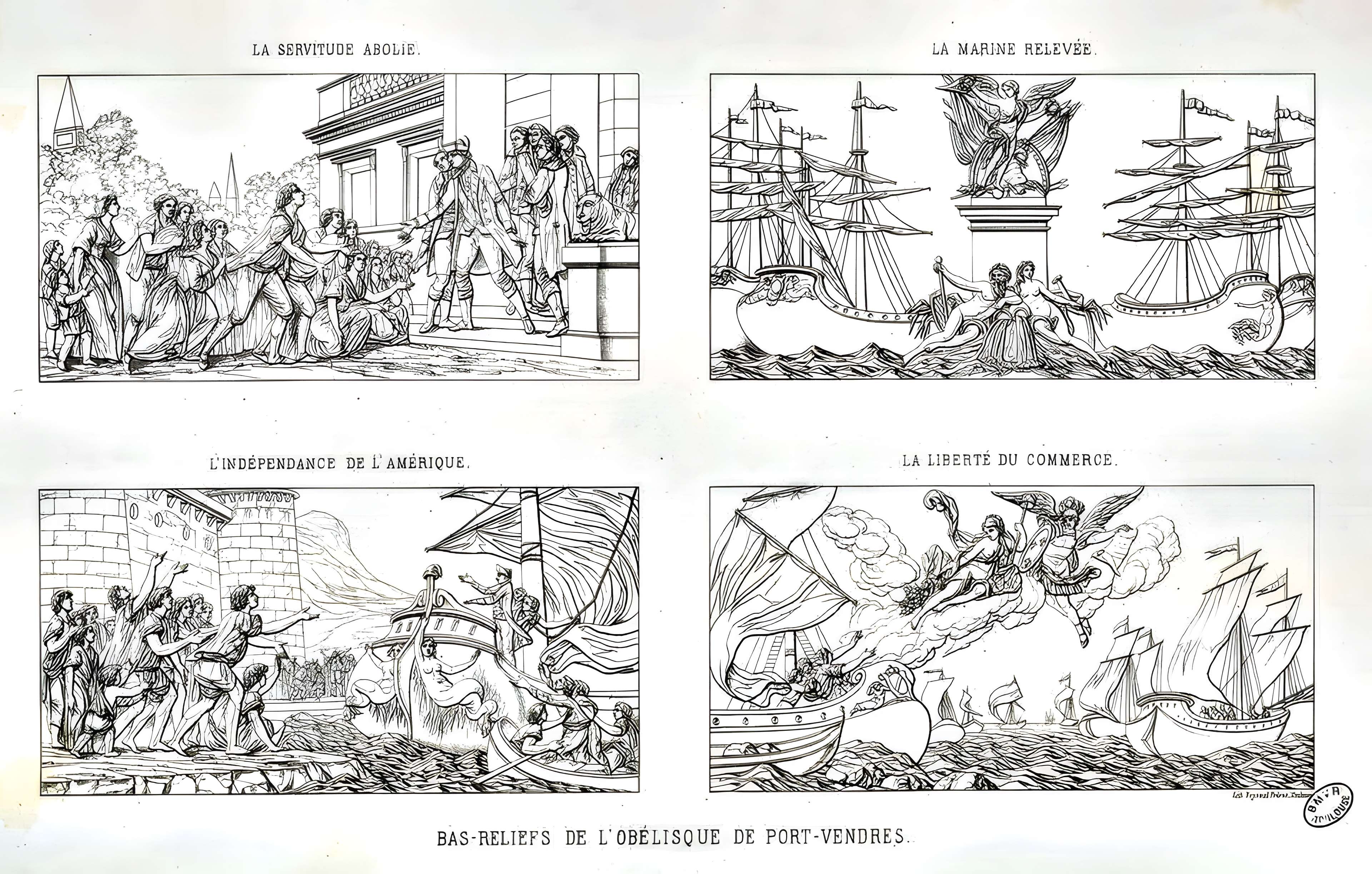 Place de l'Obélisque à Port-Vendres